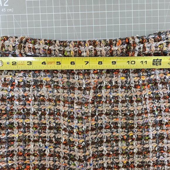 VINTAGE handmade textured tweed pencil skirt - Picture 7 of 8